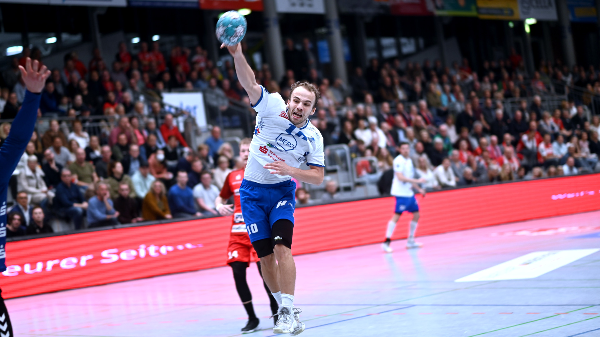 Vincent Sohmann im Spiel bei der HSG Nordhorn-Lingen Saison 2022/23