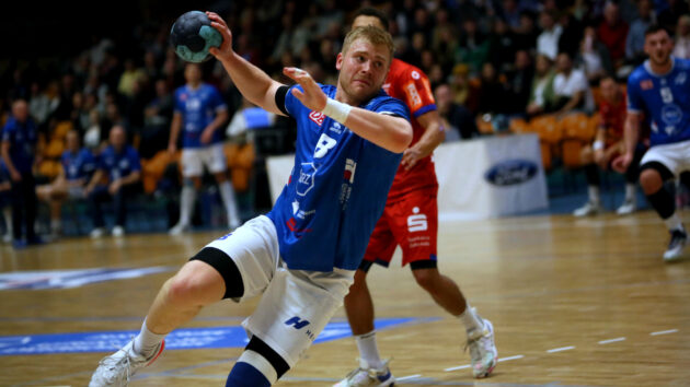 Patrick Gempp im Spiel gegen den HBW Balingen-Weilstetten Saison 2022/23