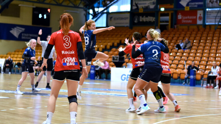 DRHV Frauen in der Saison 2022/2023 gegen den HC Görlitz
