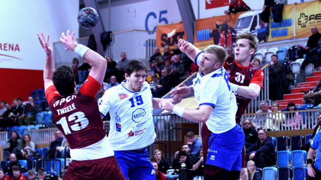 spielbericht-potsdam-1222 Daniel Schmidt und Patrick Gempp im Spiel gegen den VfL Potsdam Saison 2022/23