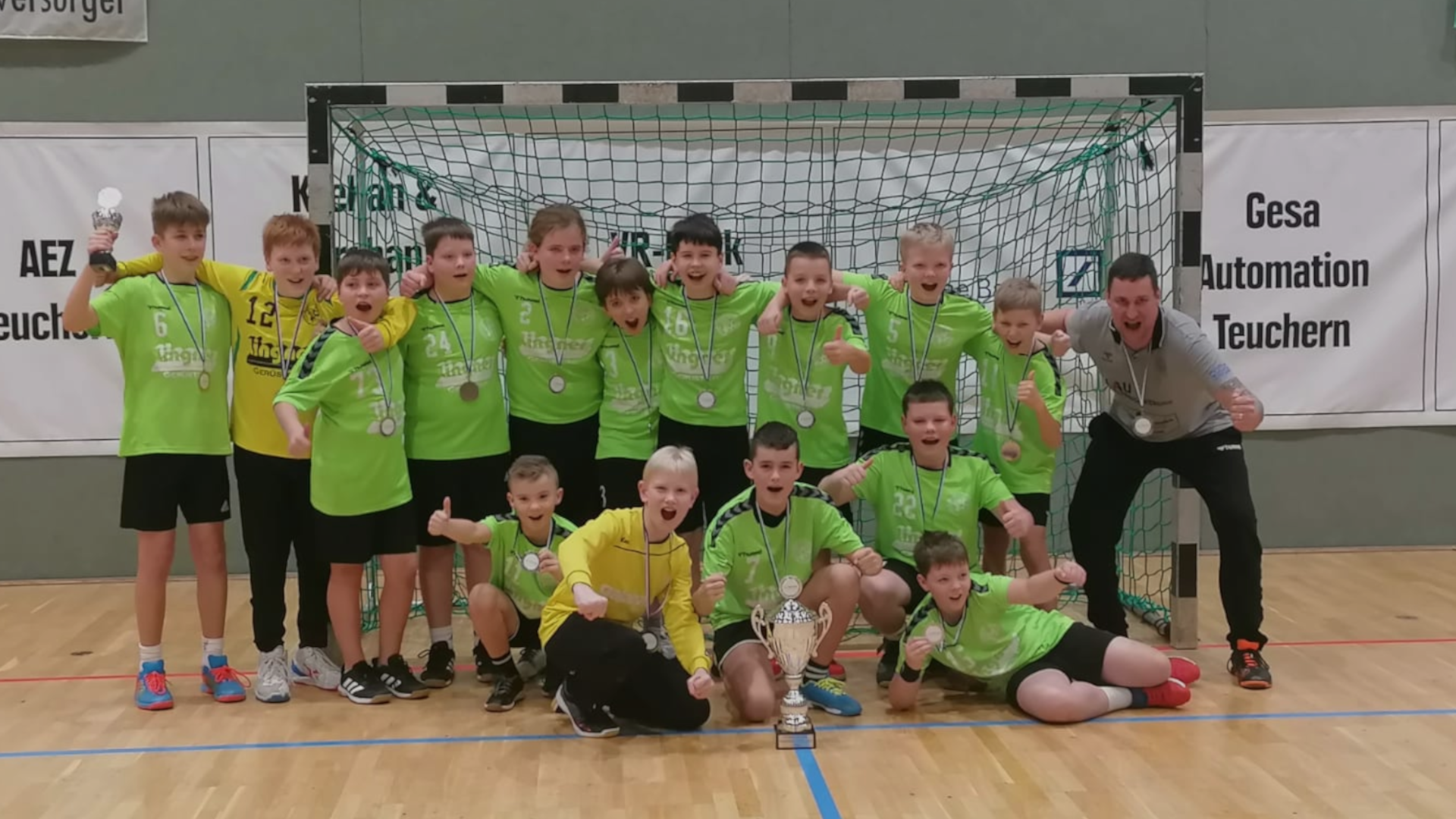 männliche D-Jugend beim Burgenlandturnier 2023