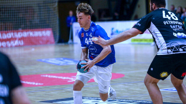 Paul Bones im Spiel gegen den TuS N-Lübbecke Saison 2022/23