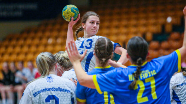 Lea Grothe im Spiel gegen den HC Leipzig II Saison 2022/23