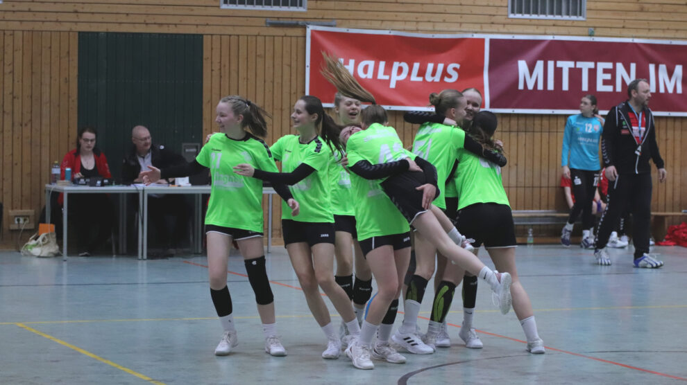 weibliche C-Jugend in der Saison 2022/2023 bei der Landesmeisterschaft in Halle