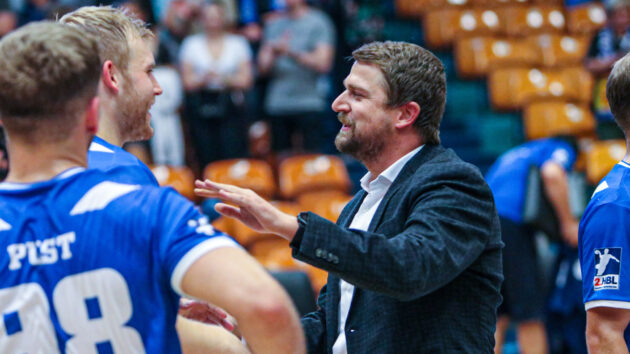 DRHV-Manager Sebastian nach dem Heimsieg gegen den VfL Eintracht Hagen Saison 2022/23