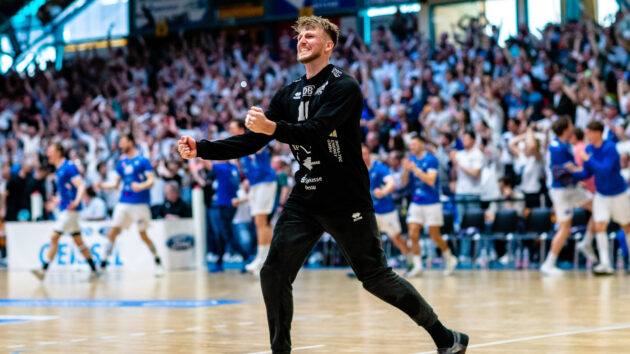 Philip Ambrosius im Spiel gegen den ThSV Eisenach Saison 2022/23