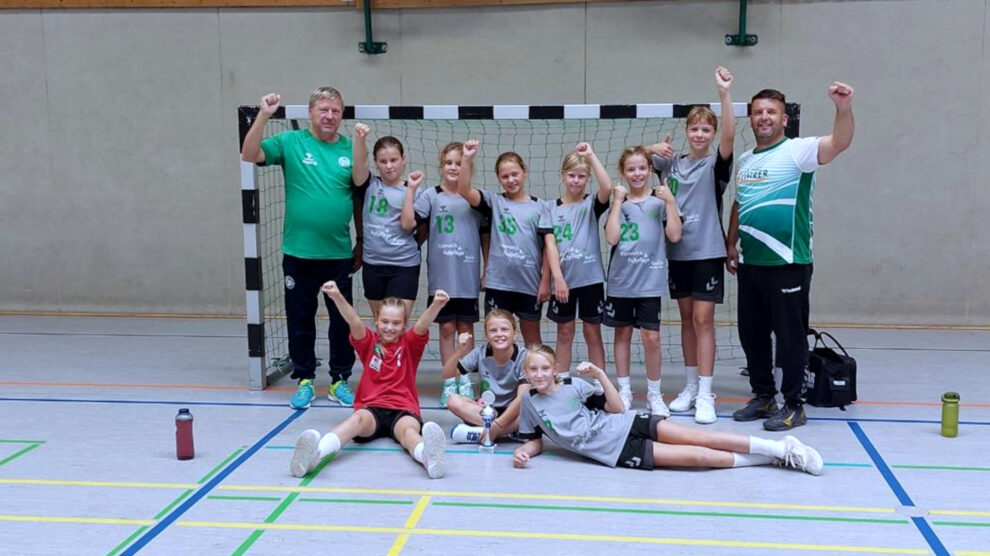 weibliche E-Jugend beim Turnier in Calbe