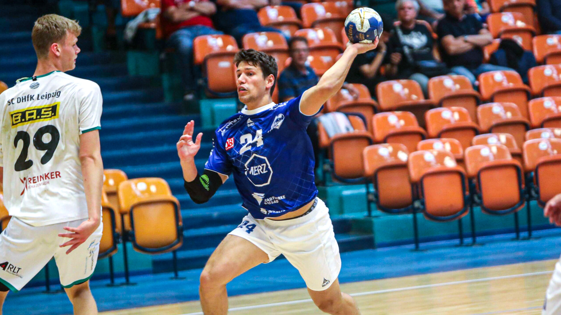 Oskar Emanuel in der Vorbereitung der Saison 2023/24 beim DRHV 06