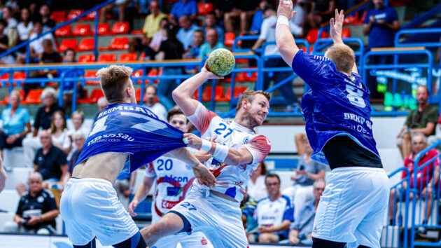 DRHV-Defensive im Spiel gegen den TV Großwallstadt Saison 2023/24