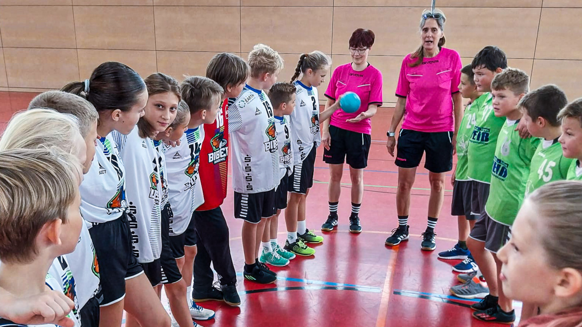 gemischte D-Jugend im Spiel gegen SV Finken Raguhn