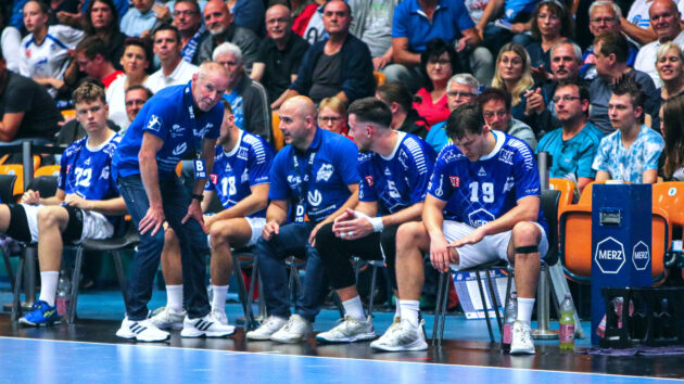 Vanja Radic im Spiel gegen die MT Melsungen Saison 2023/24