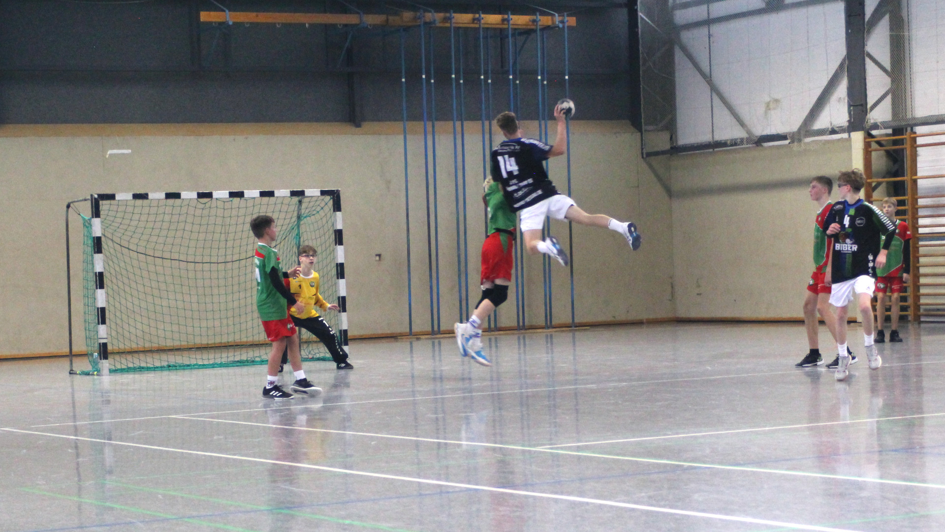 männliche C-Jugend im Spiel gegen Osterburg Saison 2023/24