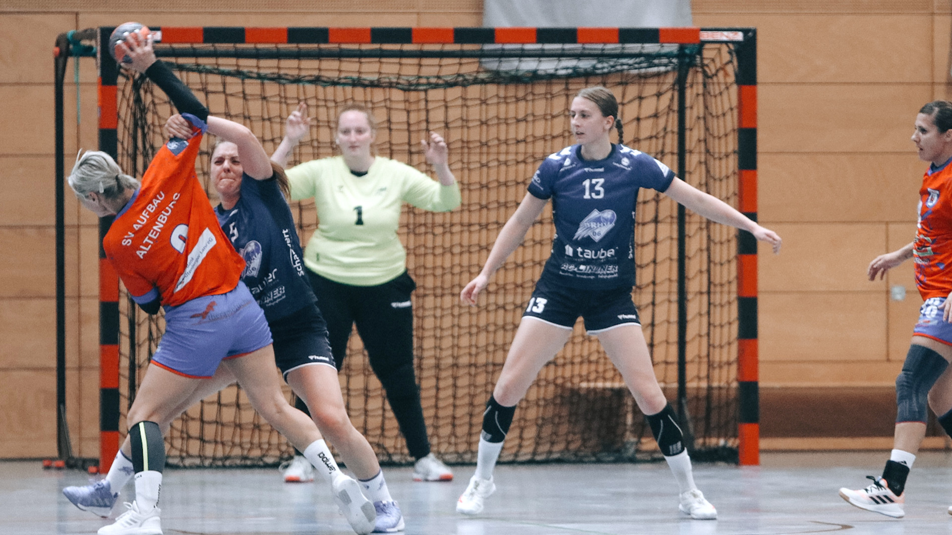 DRHV-Damen im Spiel gegen den SV Aufbau Altenburg Saison 2023/24