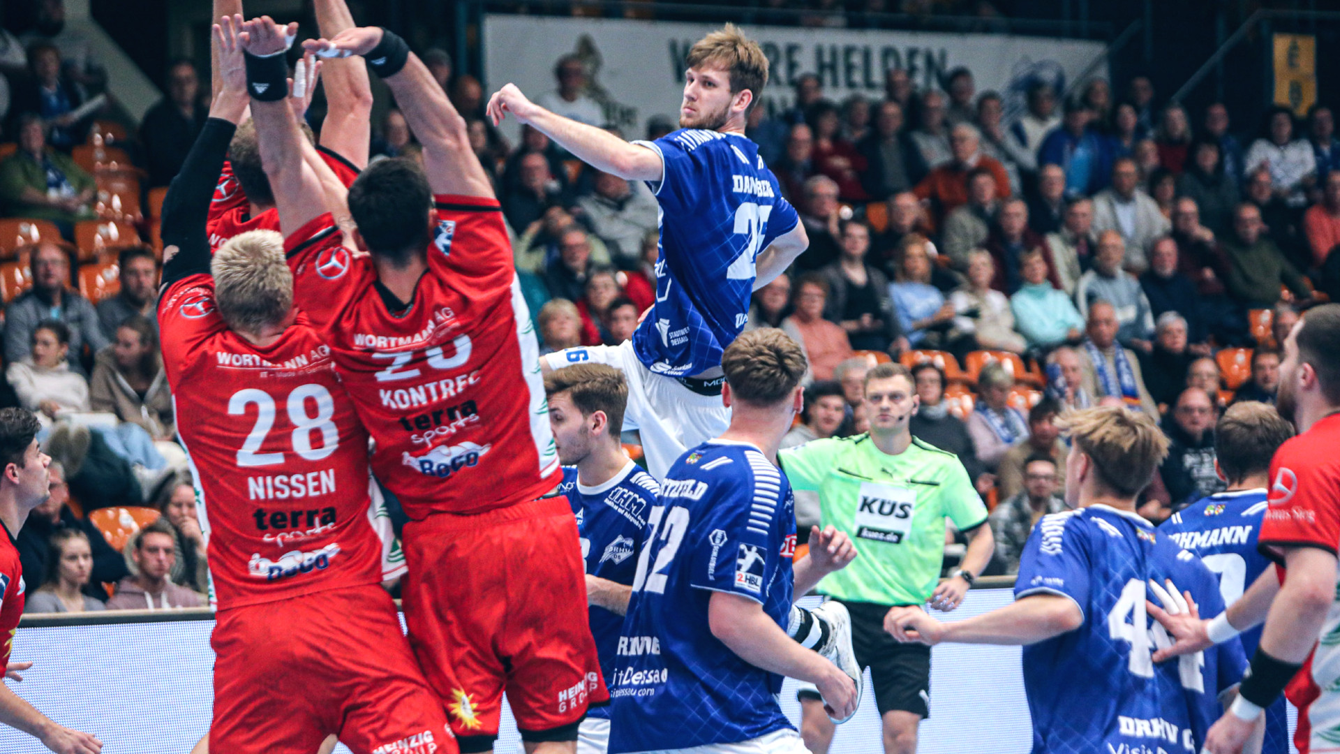 Yannick Danneberg im Spiel gegen den TuS N-Lübbecke Saison 2023/24