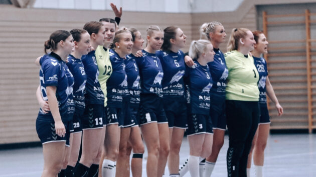 DRHV-Damen Team vor dem Spiel gegen den Görlitzer HC Saison 2023/24