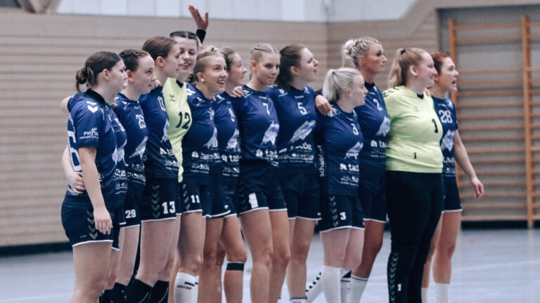 DRHV-Damen Team vor dem Spiel gegen den Görlitzer HC Saison 2023/24