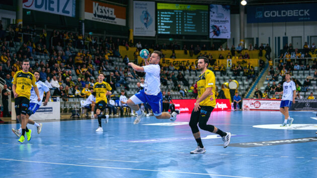 Carl-Phillip Haake beim Spiel gegen den HSC 2000 Coburg Saison 2023/24