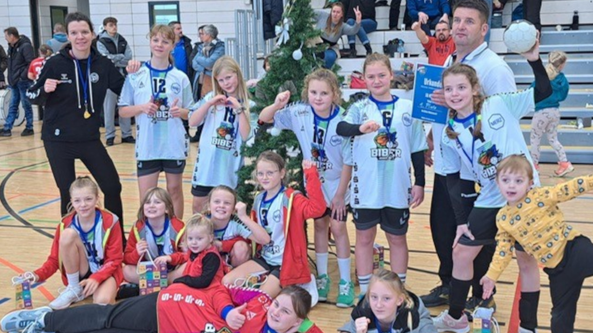 Die weibliche E-Jugend der JSpG Kühnau / DRHV 06 im Dezember 2023