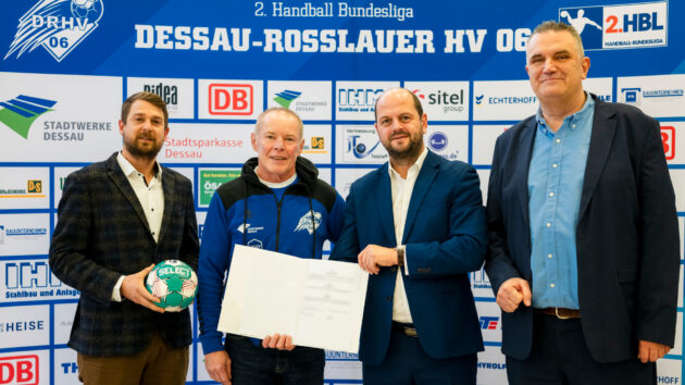 Vertragsverlängerung Hauptsponsor Stadtwerke Dessau