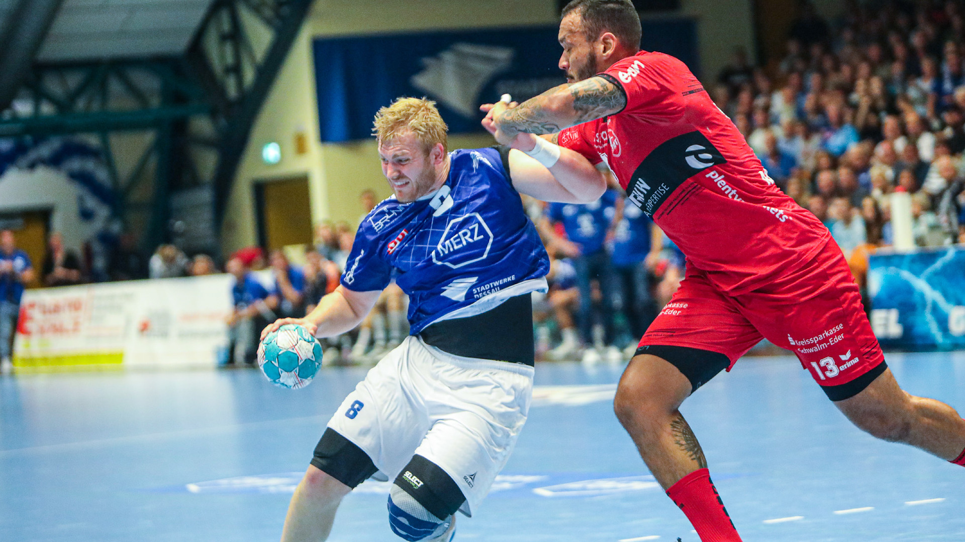 Patrick Gempp im Spiel gegen die MT Melsungen im DHB-Pokal Saison 2023/24