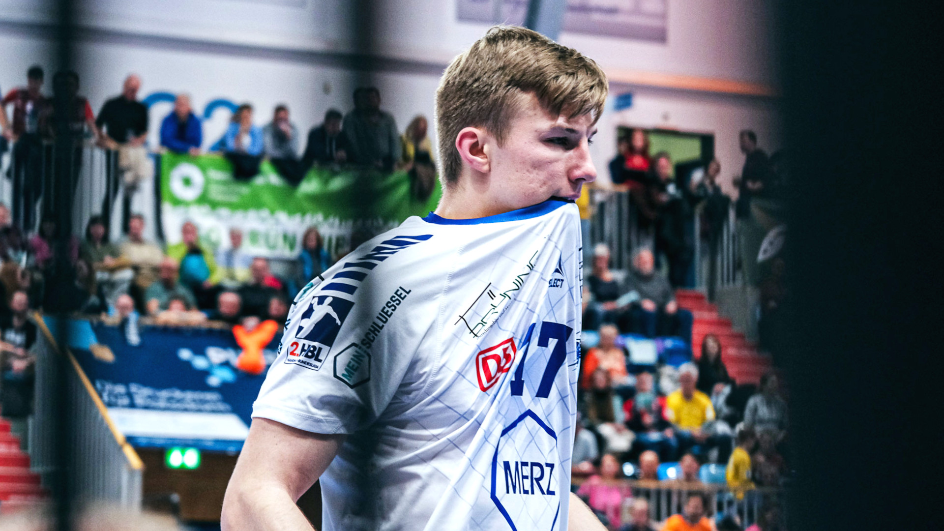 Luka Baumgart beim Spiel gegen den 1. VfL Potsdam Saison 2023/24