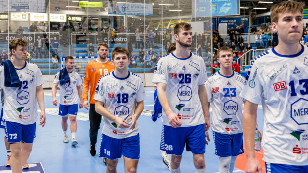 Die Biber nach der Niederlage beim TSV Bayer Dormagen Saison 2023/24