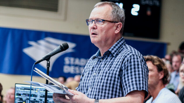 Sören Buchwald Hallensprecher beim DRHV Saison 2023/24