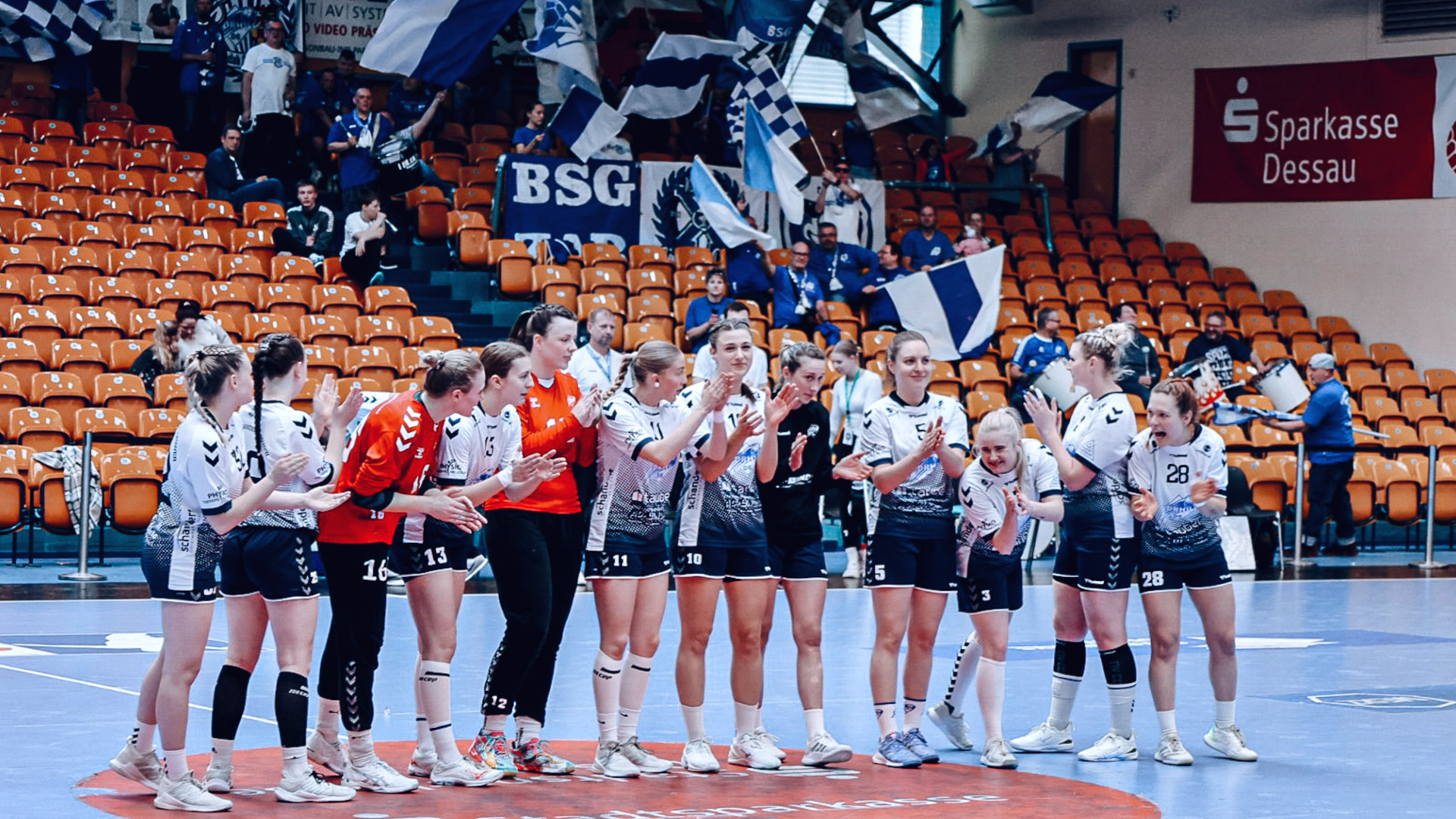 DRHV-Damen vor dem letzten Saisonspiel gegen Jena Saison 2023/24