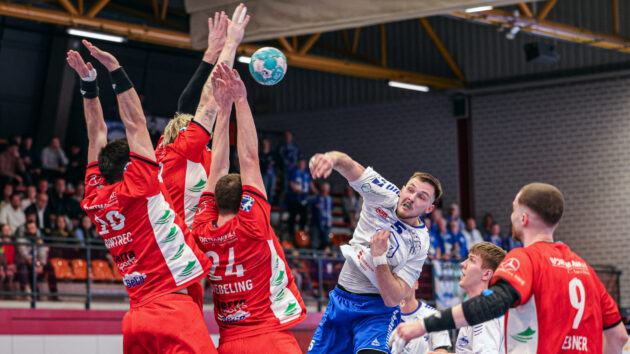 Timo Löser Saison 2023/24 im Spiel beim TuS N-Lübbecke