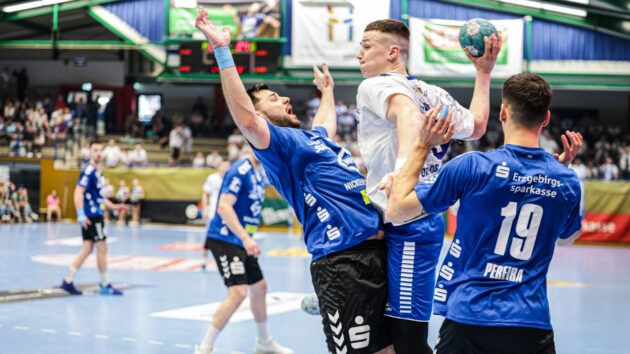 Tillman Leu beim Derby in Aue Saison 2023/24