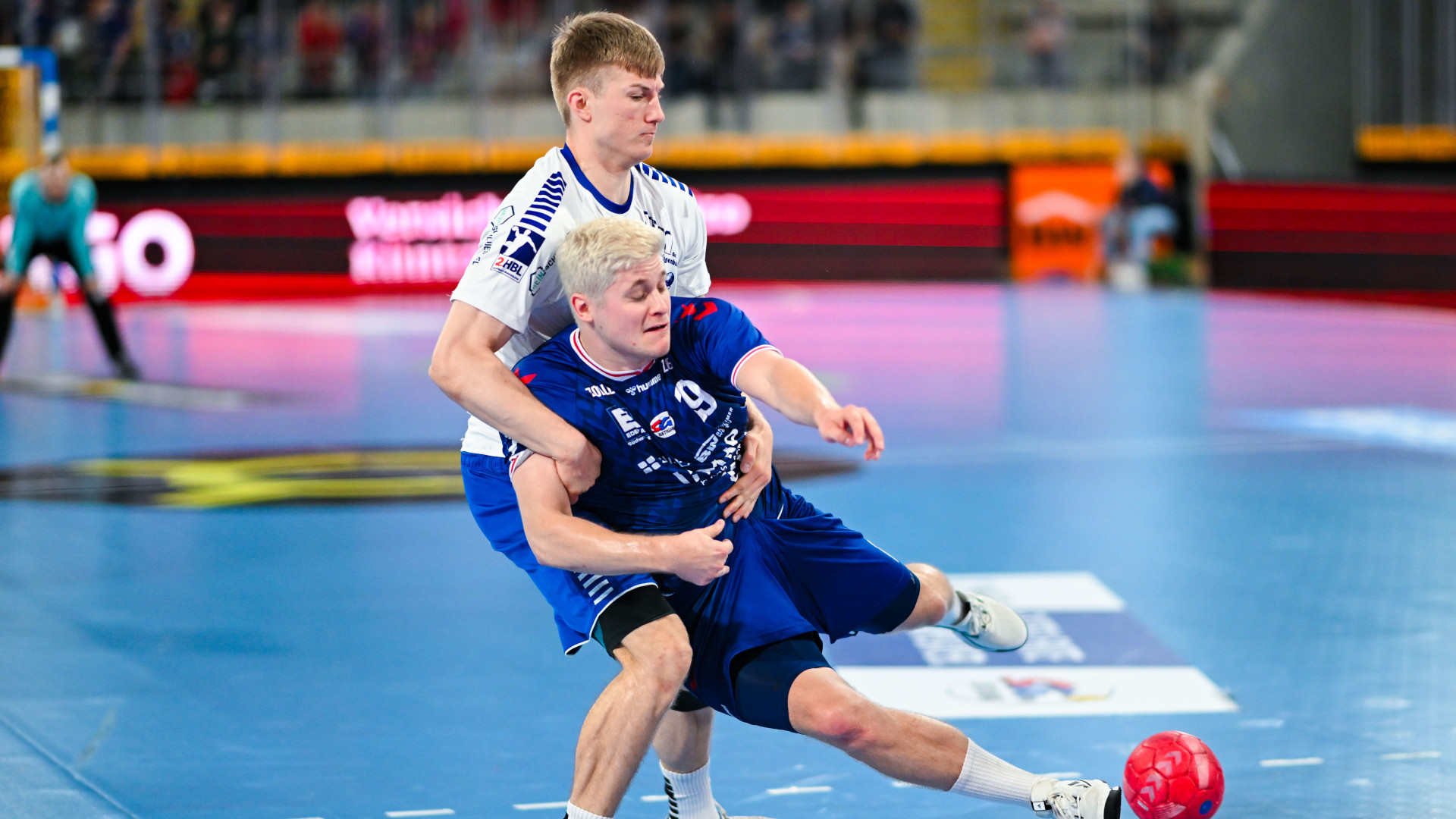 Luka Baumgart im Spiel gegen die SG BBM Bietigheim Saison 2023/24