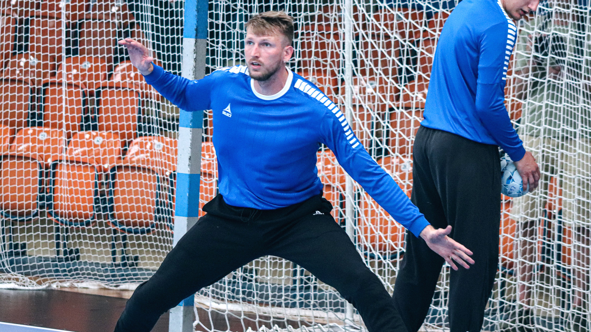 Philip Ambrosius in der Vorbereitung auf die Saison 2024/25