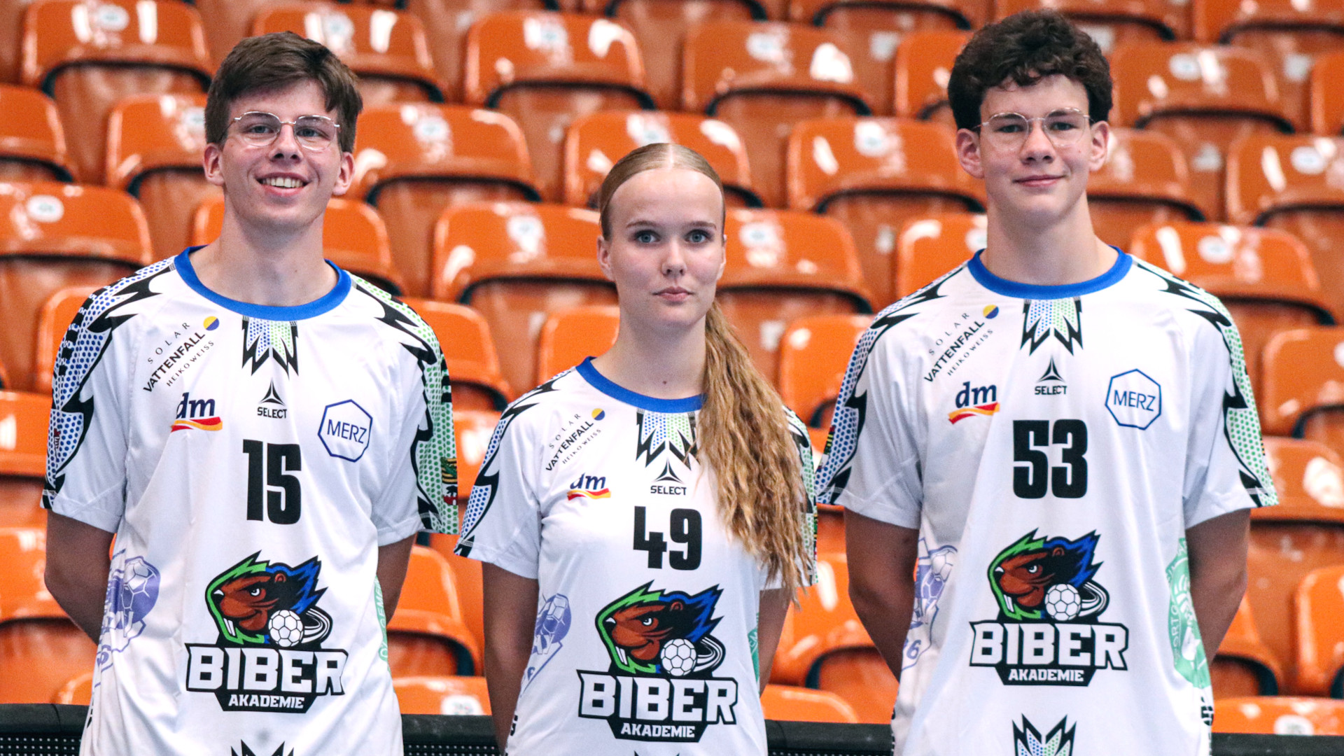 Johann Durban, Johanna Fritze und Leon Merten verstärken die Geschäftsstelle beim DRHV 06 und der Biber-Akademie