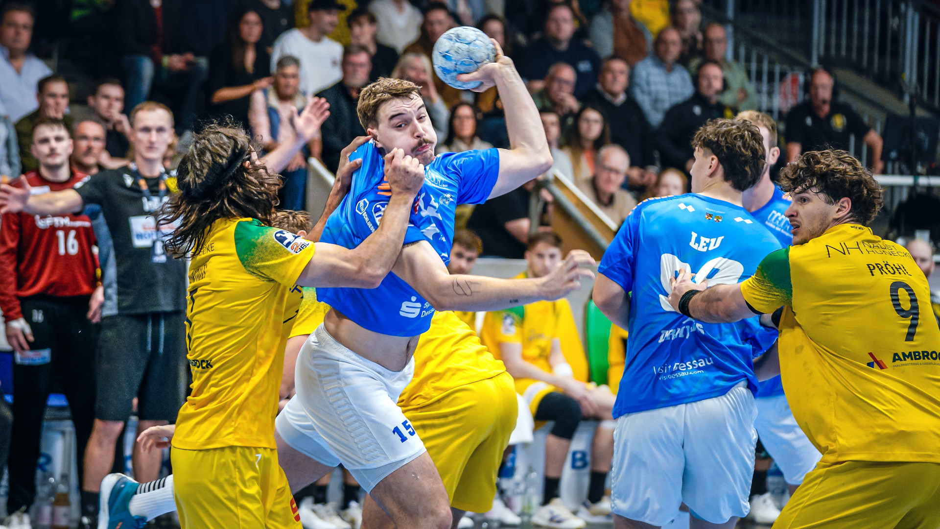 Marcel Nowak im Spiel gegen den VfL Eintracht Hagen