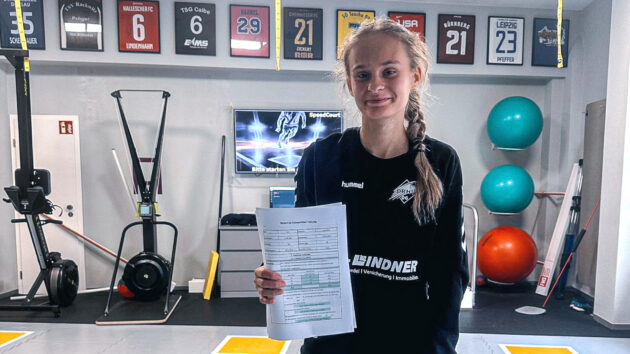 Lara Loos kann wieder durchstarten wird zeitnah für die DRHV-Damen auflaufen