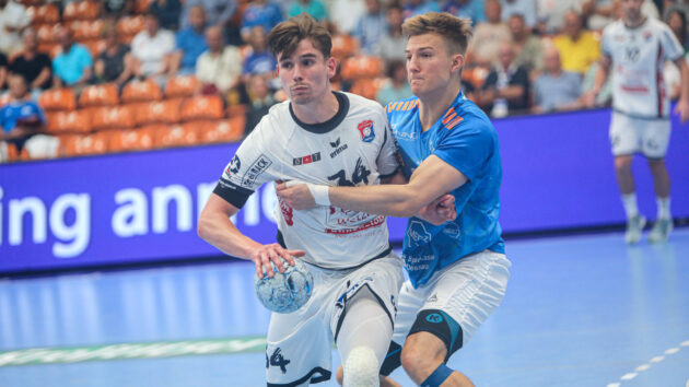 Luka Baumgart im Spiel gegen den TV 05/07 Hüttenberg Saison 2024/25