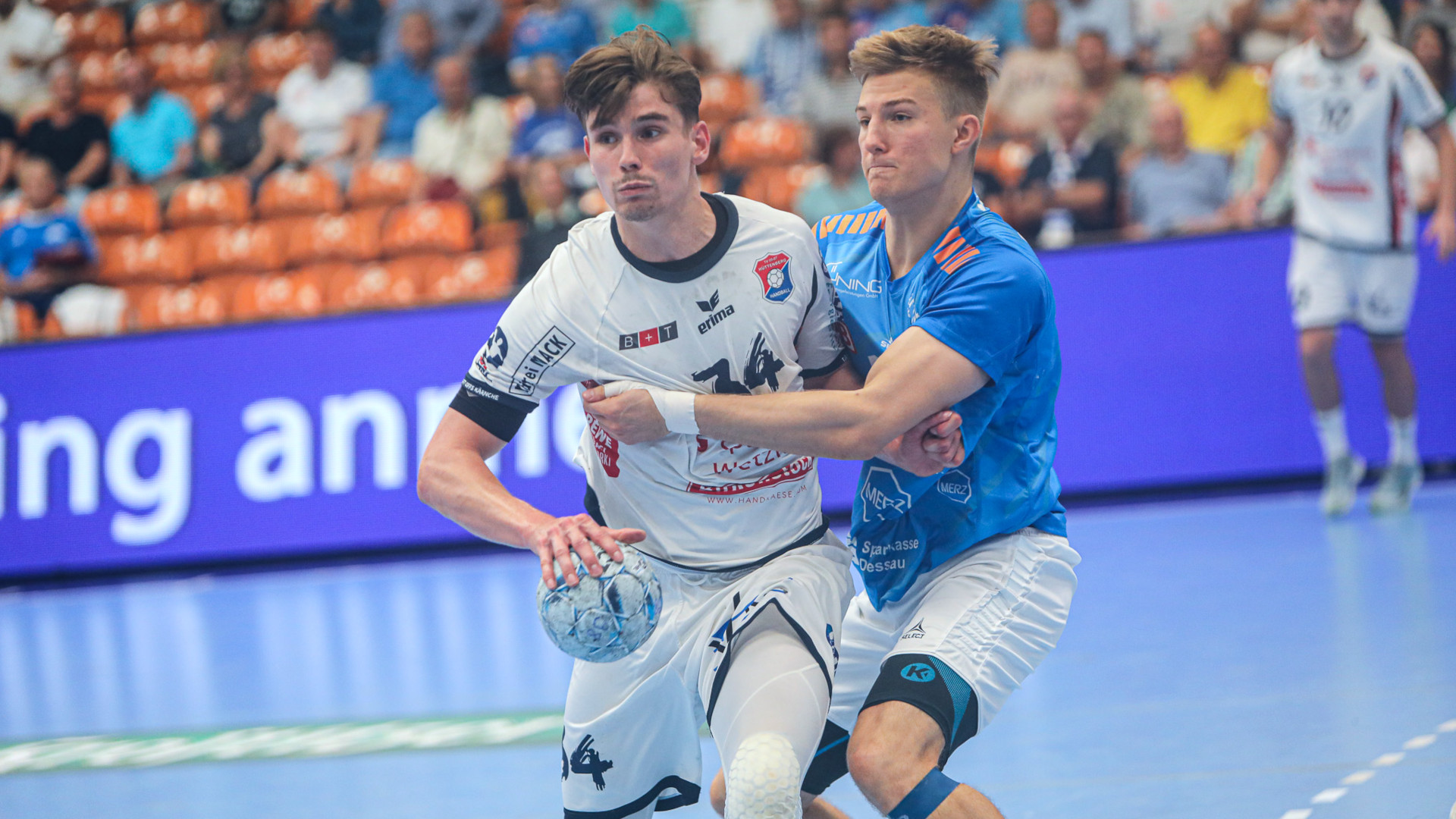 Luka Baumgart im Spiel gegen den TV 05/07 Hüttenberg Saison 2024/25