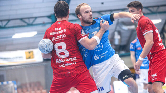 Vincent Bülow im Spiel gegen die Eulen Ludwigshafen Saison 2024/25