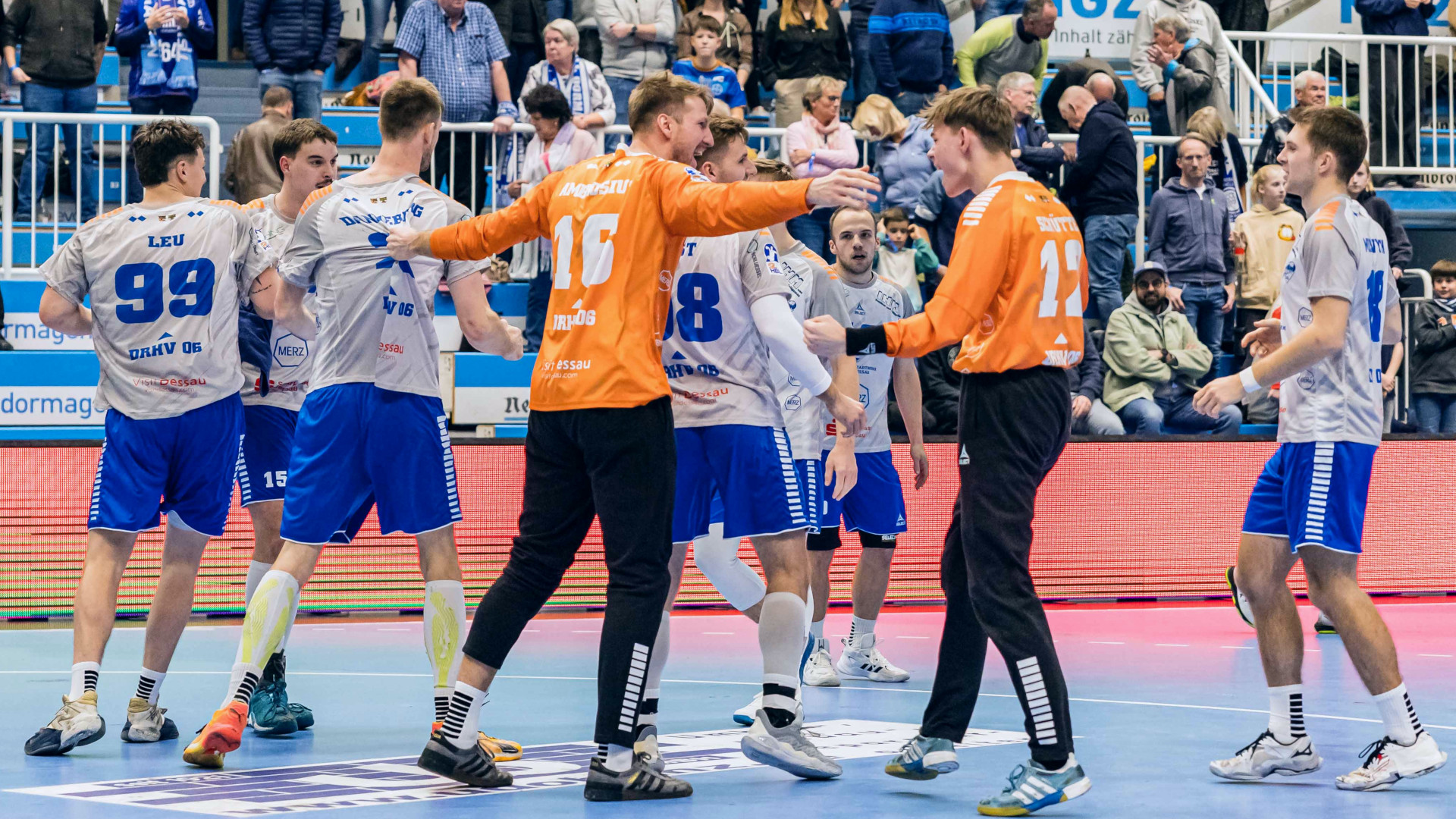 DRHV-Spieler nach dem Schlusspfiff in Dormagen Saison 2024/25