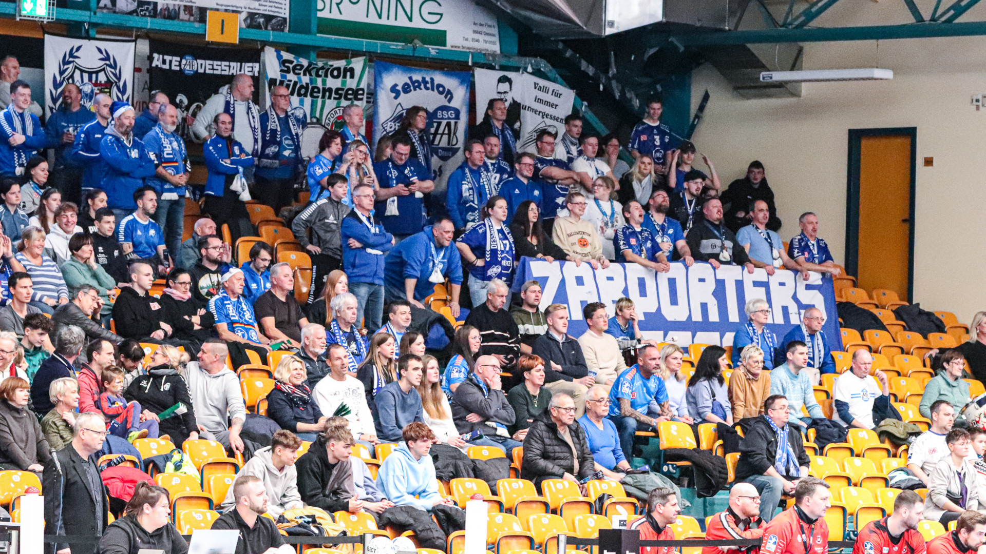 Fanszene beim Heimspiel Saison 2024/25