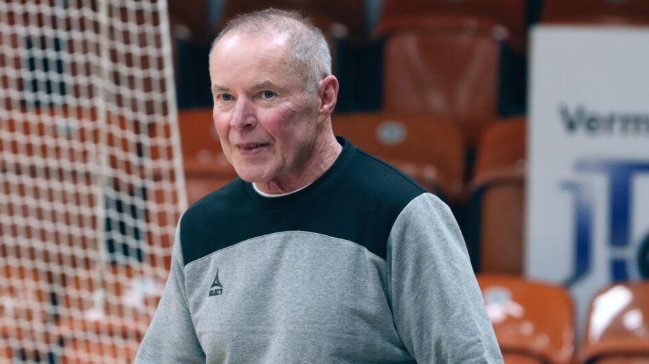 DRHV-Trainer Uwe Jungandreas beim Trainingsauftakt im Januar 2025