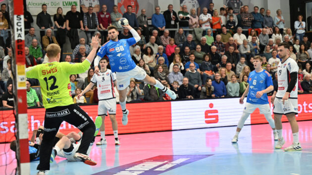 Yannick-Marcos Pust im Spiel beim TV 05/07 Hüttenberg Saison 2024/25