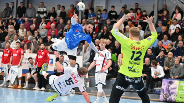 vorbericht_hamm_0325 Jakub Powarzyński im Spiel beim TV 05/07 Hüttenberg Saison 2024/25