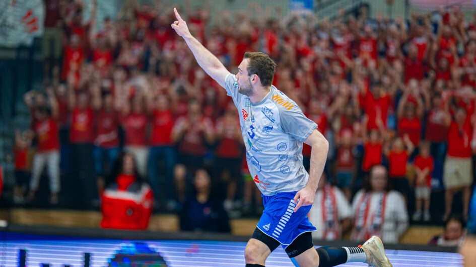 Fynn Gonschor im Spiel bei den Eulen Ludwigshafen Saison 2024/25