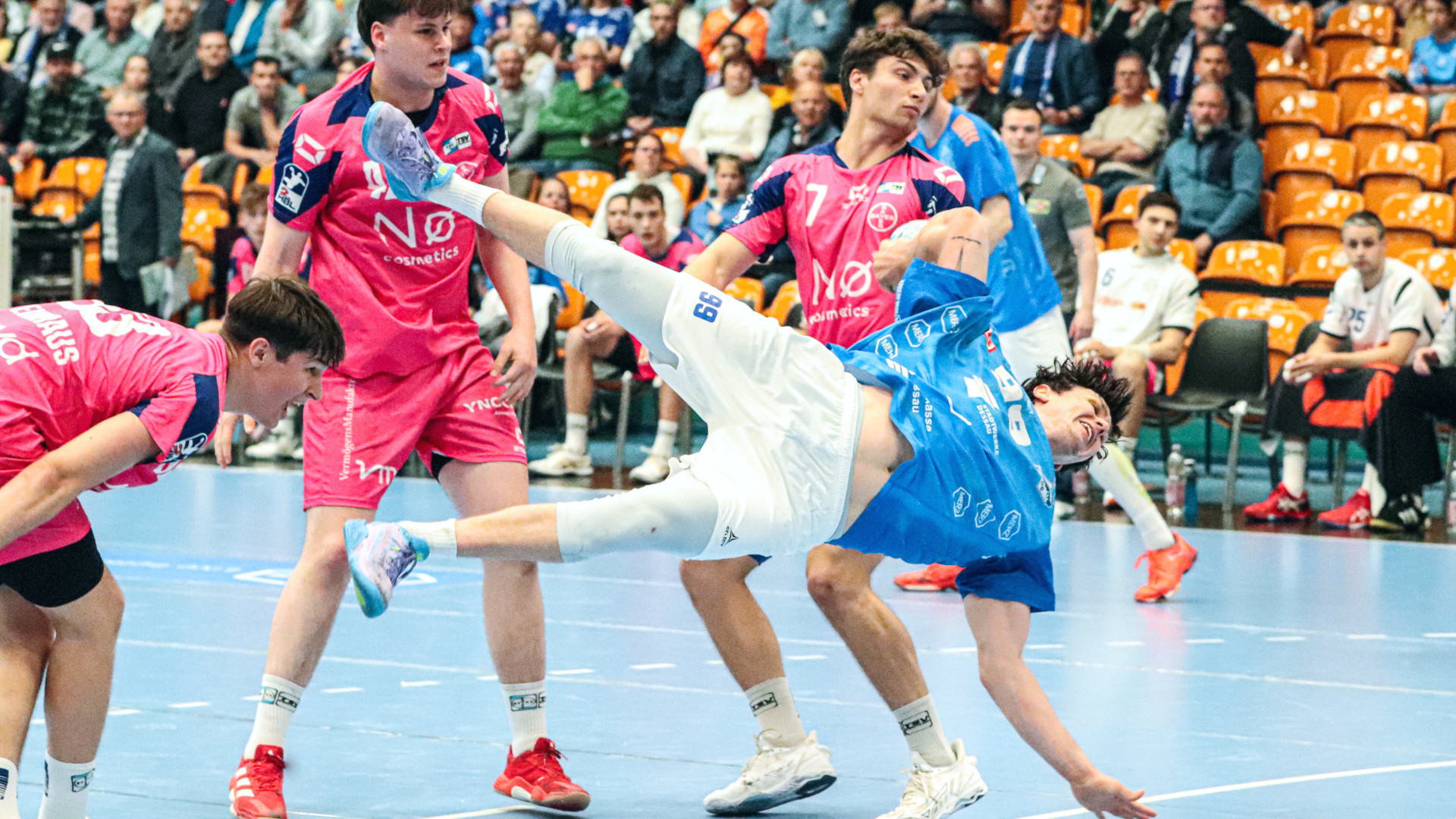 Tillman Leu im Spiel gegen den TSV Bayer Dormagen Saison 2024/25