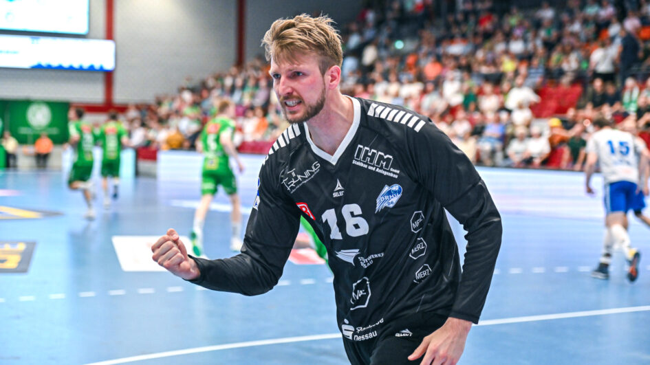 Philip Ambrosius im Spiel gegen GWD Minden Saison 2024/25