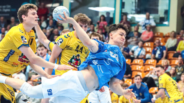 Tillman Leu im Spiel gegen die HSG Konstanz Saison 2024/25